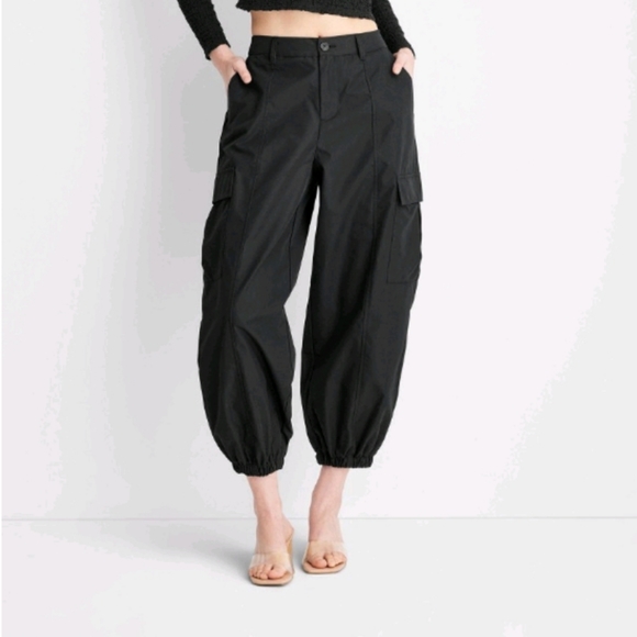 Future Collective x Gabriella Karefa-Johnson Women's High-Rise Cargo Pants - Picture 1 of 16